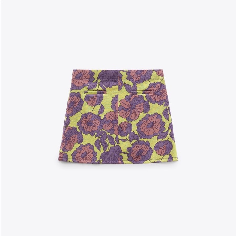 Zara Jacquard Mini Skirt - Picture 15 of 16